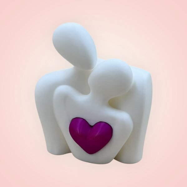 Lovers' Embrace – Heart Figurine