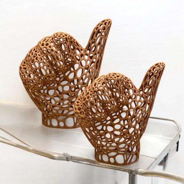 3D-Printed Organic Lattice “Thumbs-Up” Hand Sculpture - Image 2