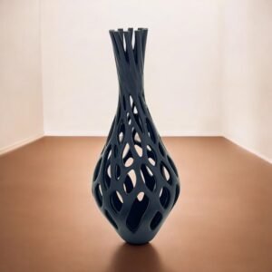 3D-Printed Ribbed Conical Bowl