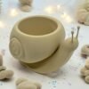 3D-Printed Sandstone Snail Planter & Trinket Dish