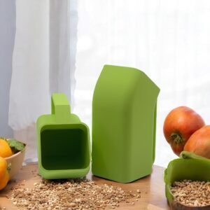 3D-Printed Lime Green Modular Kitchen Storage & Pouring Set
