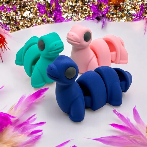 3D-Printed Articulated Dino Fidget Toys