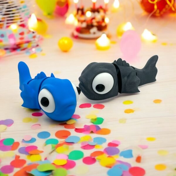 3D-Printed Articulated Fish Fidget Toys