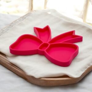 3D-Printed Pink Bow Organizer Tray