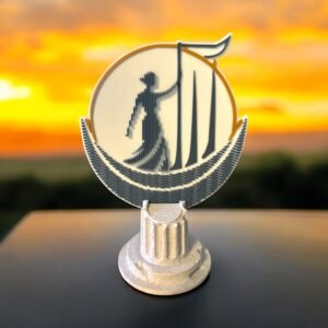 Sunset Voyager Layered Sculpture