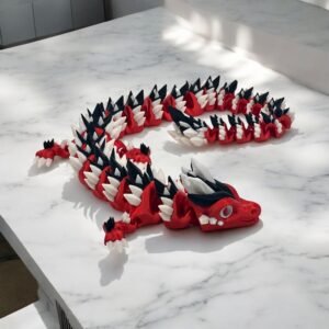 Articulated Fire Dragon Fidget Sculpture