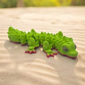 Articulated Spiny Desert Gecko Sculpture
