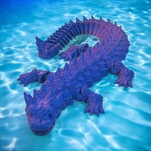 Articulated Spiny Macro Dragon Sculpture