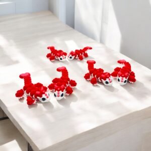 Ruby Fire Articulated Dragon