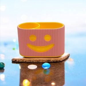 Smiley Duo Desk Organizer