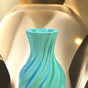 Twisted Swirl Decorative Vase