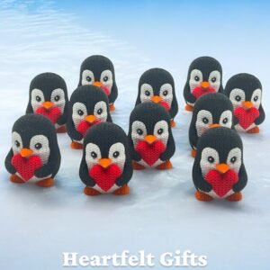 Heartfelt Penguin Figurine