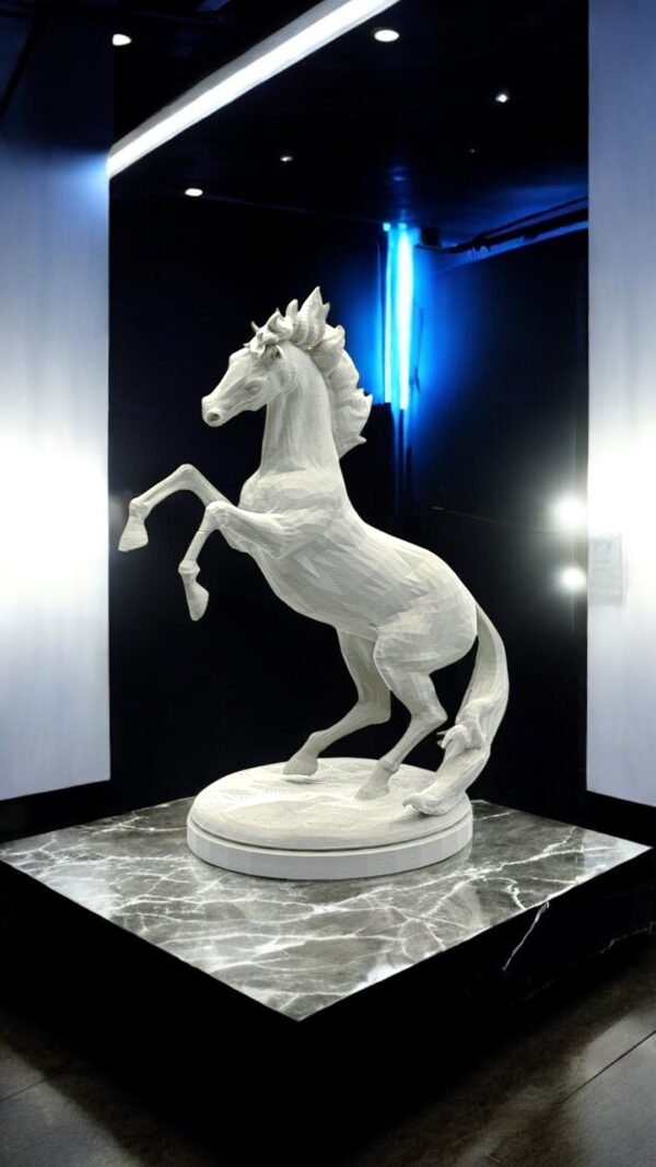 Rising Stallion 3D-Printed Sculpture