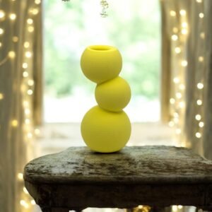 Stacked Spheres Bud Vase 3D-Printed Décor