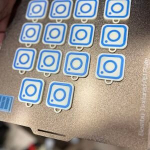 3D-Printed NFC Key Tag (Square with Ring Icon)