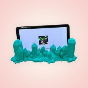 Crystal Cavern 3D-Printed Gaming Console Stand