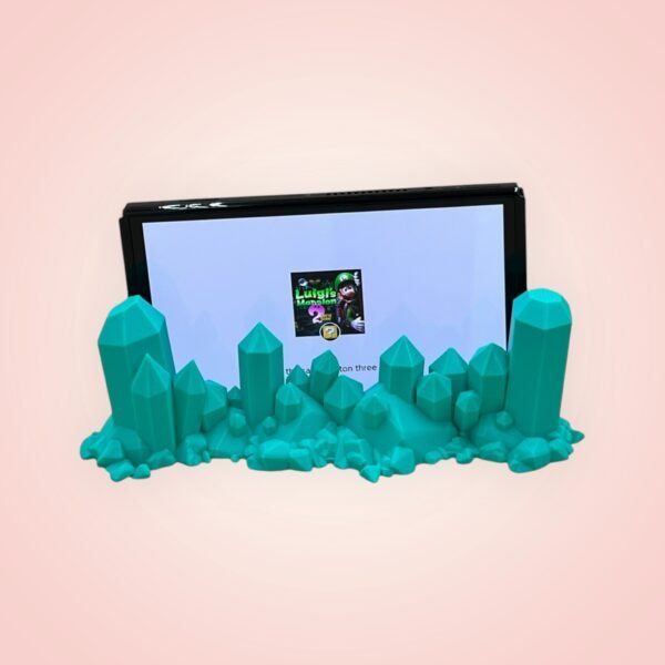 Crystal Cavern 3D-Printed Gaming Console Stand