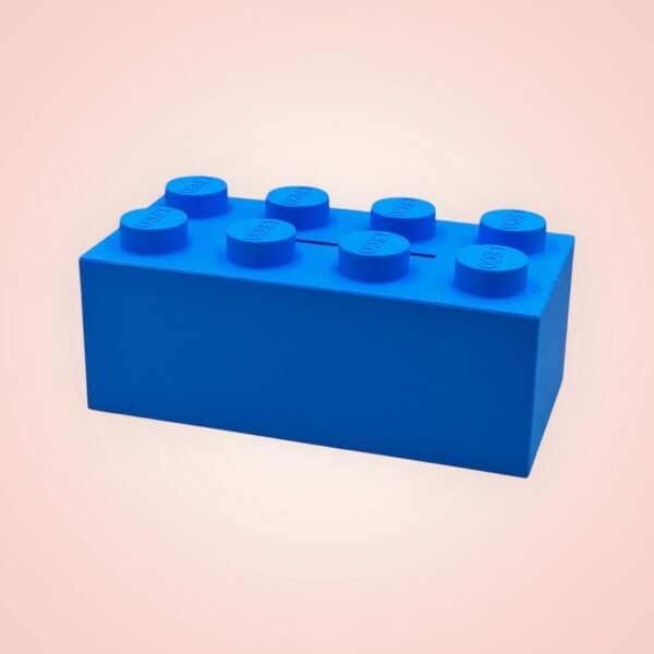 Brick Bank Piggy (8-Stud 3D-Printed Coin Holder)
