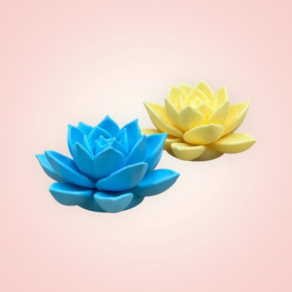 3D-Printed Lotus Candle Holder & Organic Lattice Vase - Image 2
