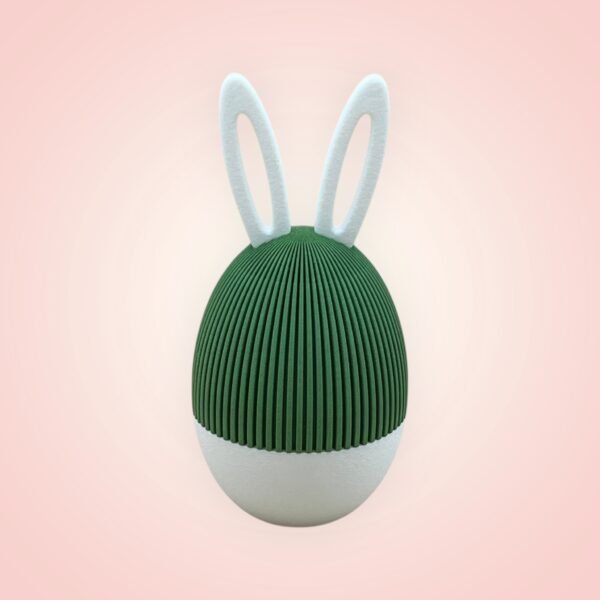 Layered 3D-Printed Bunny Egg Sculpture