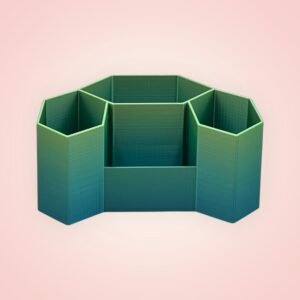 Gradient Hexagonal Desk Organizer