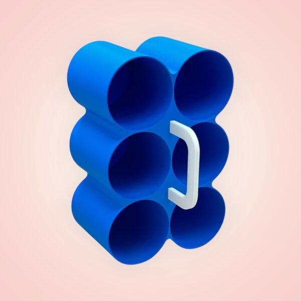 3D-Printed Six-Cup Drink Carrier - Image 2