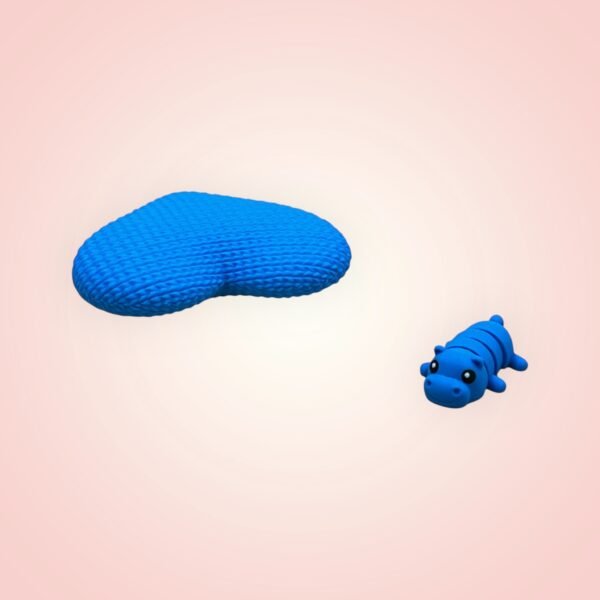 3D-Printed Knitted-Texture Heart Cushion Décor - Image 2
