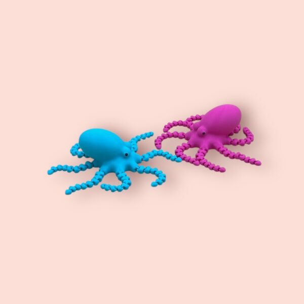 Articulated Octopus 3D Print – Flexible Marine Creature Fidget Toy - Image 2