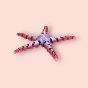 Articulated Starfish 3D Print – Flexible Marine Creature Fidget Toy
