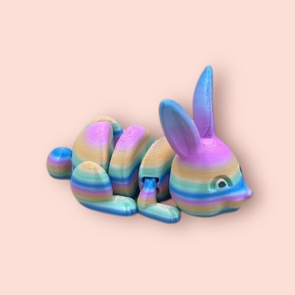 Articulated Bunny 3D Print – Flexible Multijointed Rabbit Figurine
