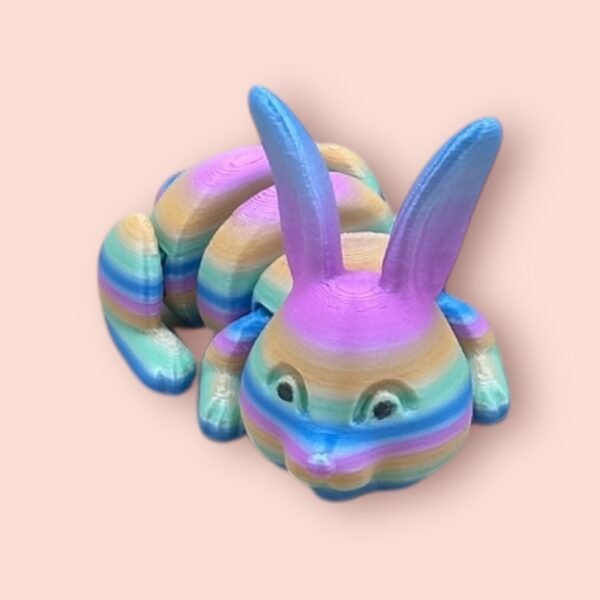 Articulated Bunny 3D Print – Flexible Multijointed Rabbit Figurine - Image 2