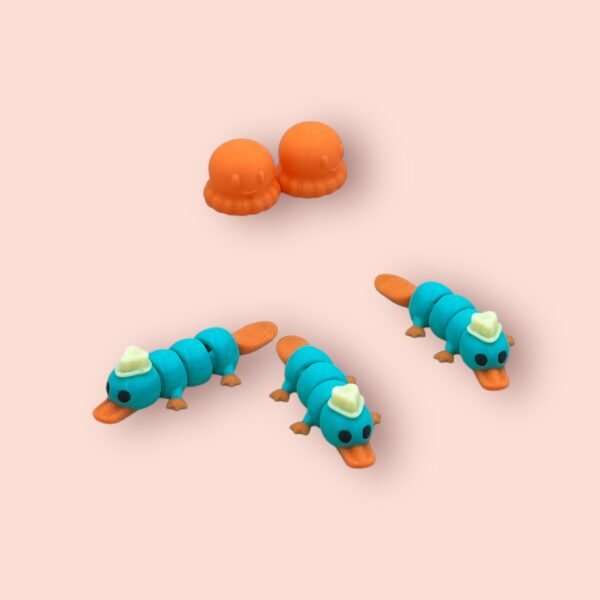 Articulated Platypus & Jellyfish Fidget Duo – Poseable Platypus + Cute Jellyfish Toys - Image 4