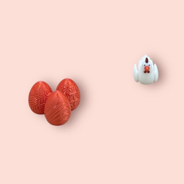 Festive Easter Egg & Chick Trio 3D Print – Holiday Decorative Set - Image 2