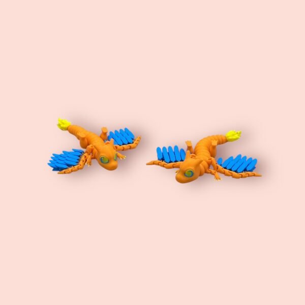 Articulated Fairy Dragon & Jellyfish Fidget Set – Poseable Dragons + Cute Jellyfish Toys - Image 2