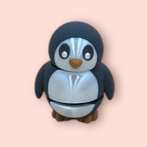 Articulated Penguin Figurine – 3D-Printed Fidget & Decor
