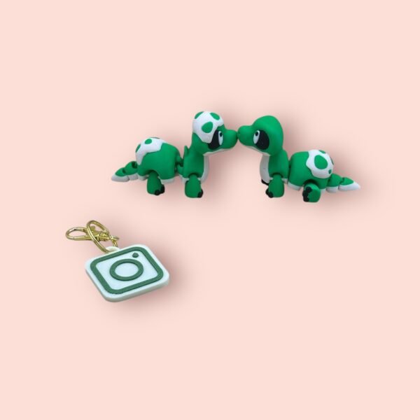 Baby Dino Mushroom Dinosaur Figurine - Image 4