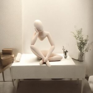 Minimalist Contemplative Figure Sculpture