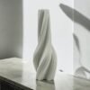 Twisted Wave Decorative Vase Sculpture