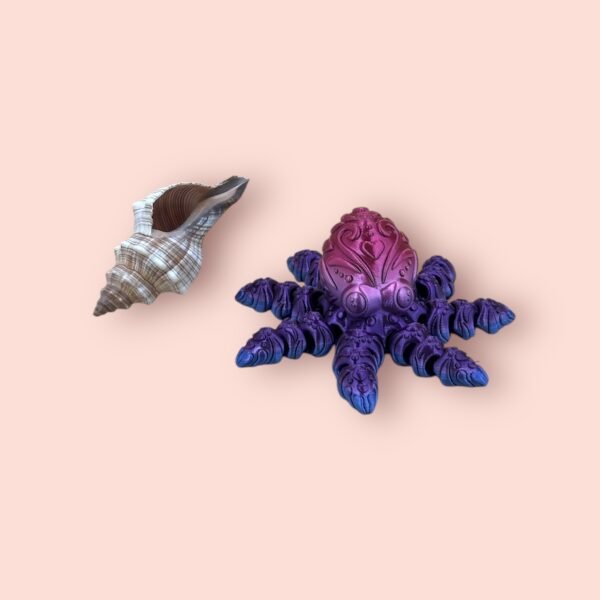 Decorative Gradient Octopus Sculpture - Image 2