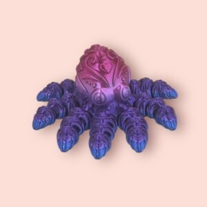 Decorative Gradient Octopus Sculpture