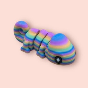 Rainbow Gradient Articulated Salamander