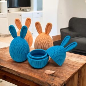 Knitted Bunny Storage Containers