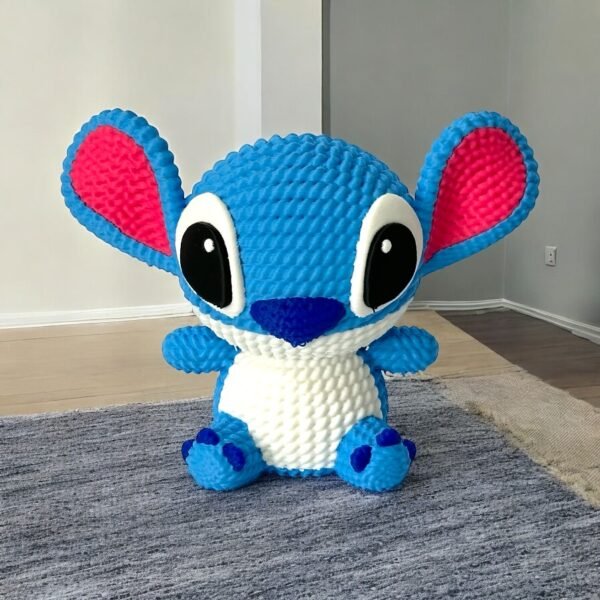Giant Knitted Stitch Figurine