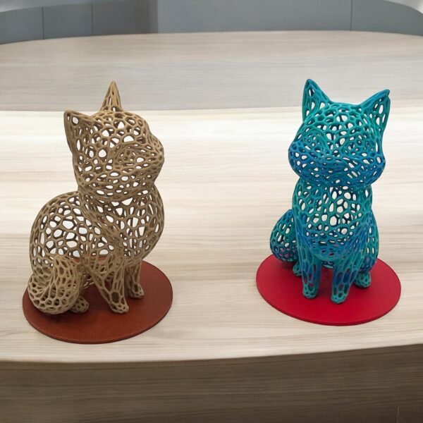 Openwork Cat Sculpture