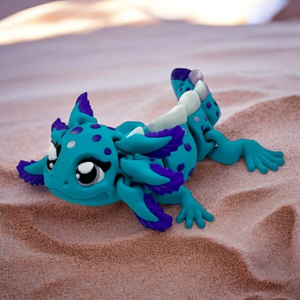 Articulated Axolotl Fidget Figurine - Image 3