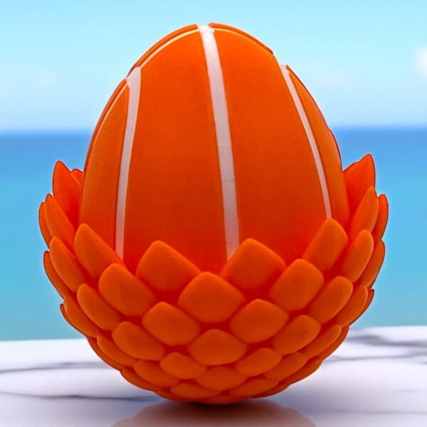 Basketball Dragon Egg Gift Box – 3D Printed with Cute Dragon - Image 3