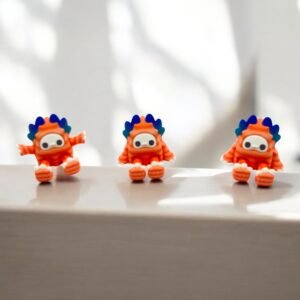 Mini Monster Figures – Cute 3D Printed Desk Buddies