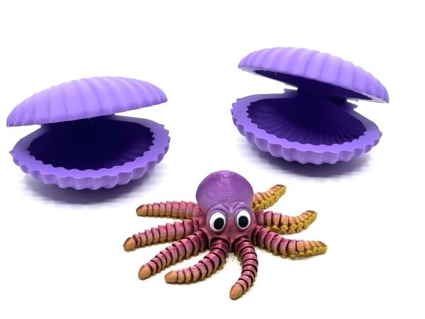 Seashell Decor Set – 3D Printed Ocean-Inspired Home Accents - Image 2