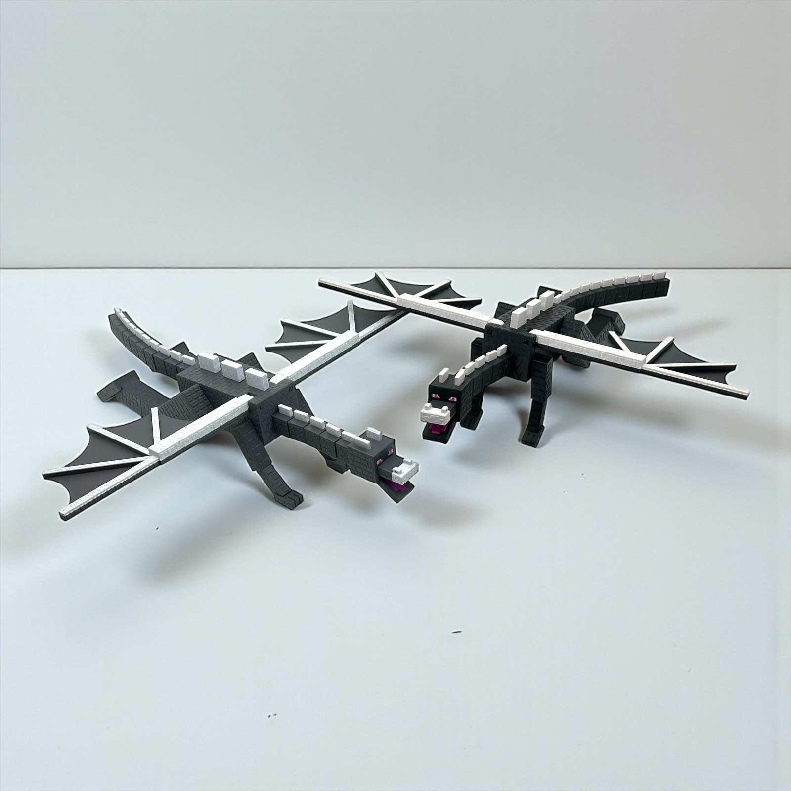 Articulated Pixel-Style Block Dragon Figurine - Image 2