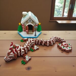Gingerbread Dragon – Christmas Edition Fantasy Figure